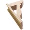Ekena Millwork 7 1/2-in W x 18-in D x 30-in H Funston Slat Rough Cedar Woodgrain TimberThane Outlooker, Primed Tan OUTUR075X18X30FST24RCPR - alternate 6